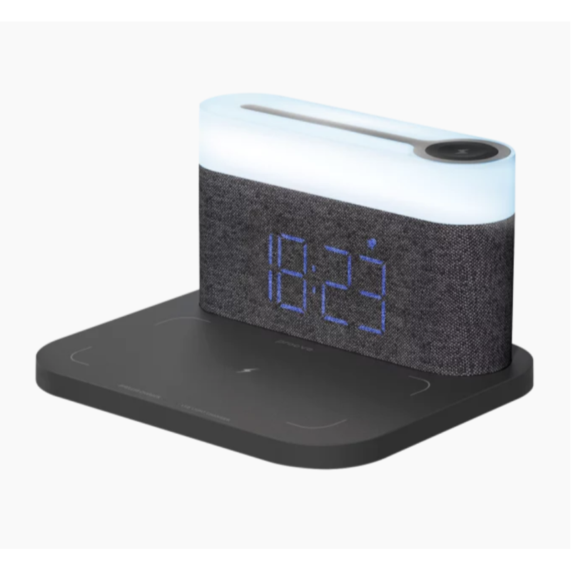 Proove Day & Night LED Nakts Lampa 3W 1200mAh Ar Bezvada Uzlādes Iespēju – Tumši Pelēka